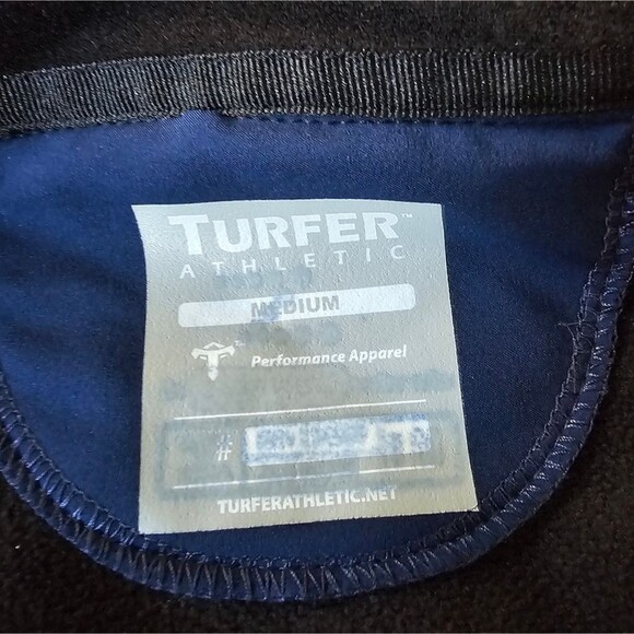 TURFER ATHLETIC: Ladies Jacket in Navy Blue Size Medium - Picture 6 of 7